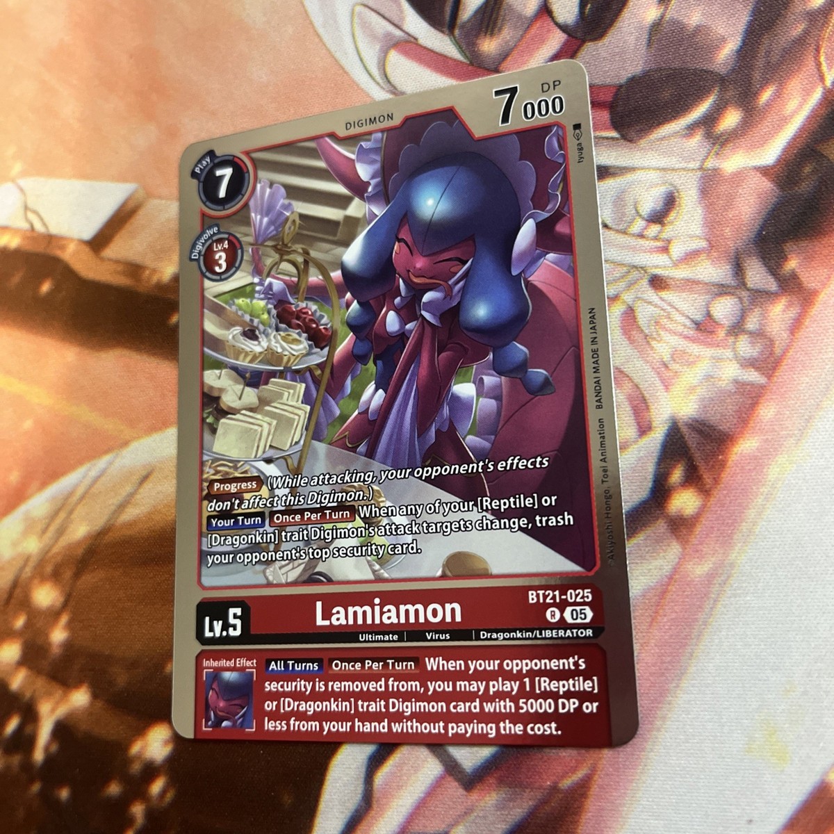 Lamiamon BT21-025 Rare NM World Convergence Digimon TCG | eBay