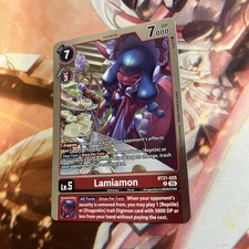 Lamiamon BT21-025 Rare NM World Convergence Digimon TCG