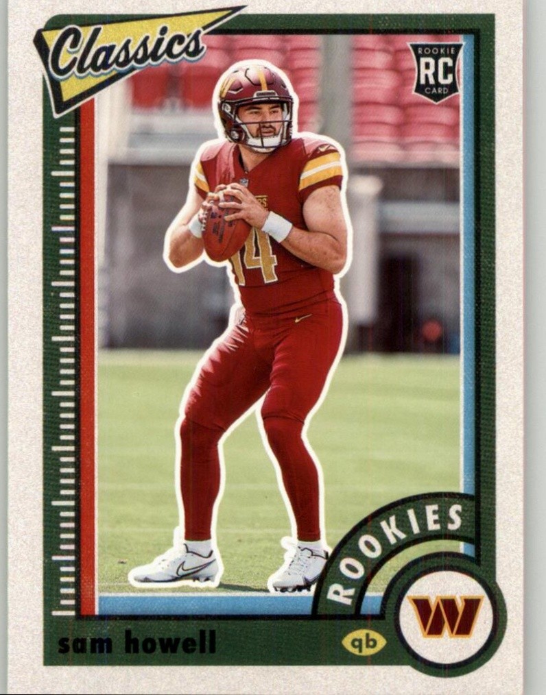 2022 Panini Classics Sam Howell Rookie #155 RC Washington Commanders
