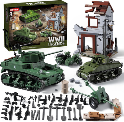 #ad #ad WW2 Army Tank Toys Building Sets Compatible with Lego 1452 Pieces Includes US $56.73
