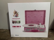 Crosley x Wicked For Good Cruiser Record Player Pink Galinda Limited Edition