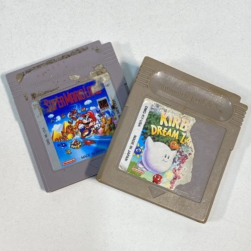 Super Mario Land & Kirby's Dream Land - Nintendo Game Boy (Tested)