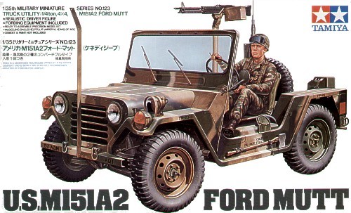 KIT TAMIYA 1:35 MEZZO MILITARE U.S. M151A2 FORD MUTT  ART  35123