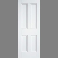 LPD Internal White 4 Panel Nostalgia Primed finished solid Doors