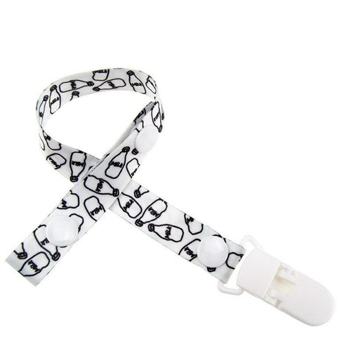Pacifier Clip Chain - Adjustable Ribbon Dummy Holder Pacifier Clips Strap 1PC - Picture 21 of 50