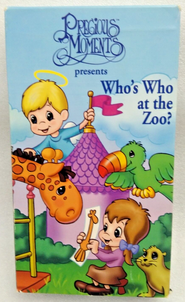 VHS Precious Moments: Who's Who at the Zoo (VHS, 1995, Golden Book
