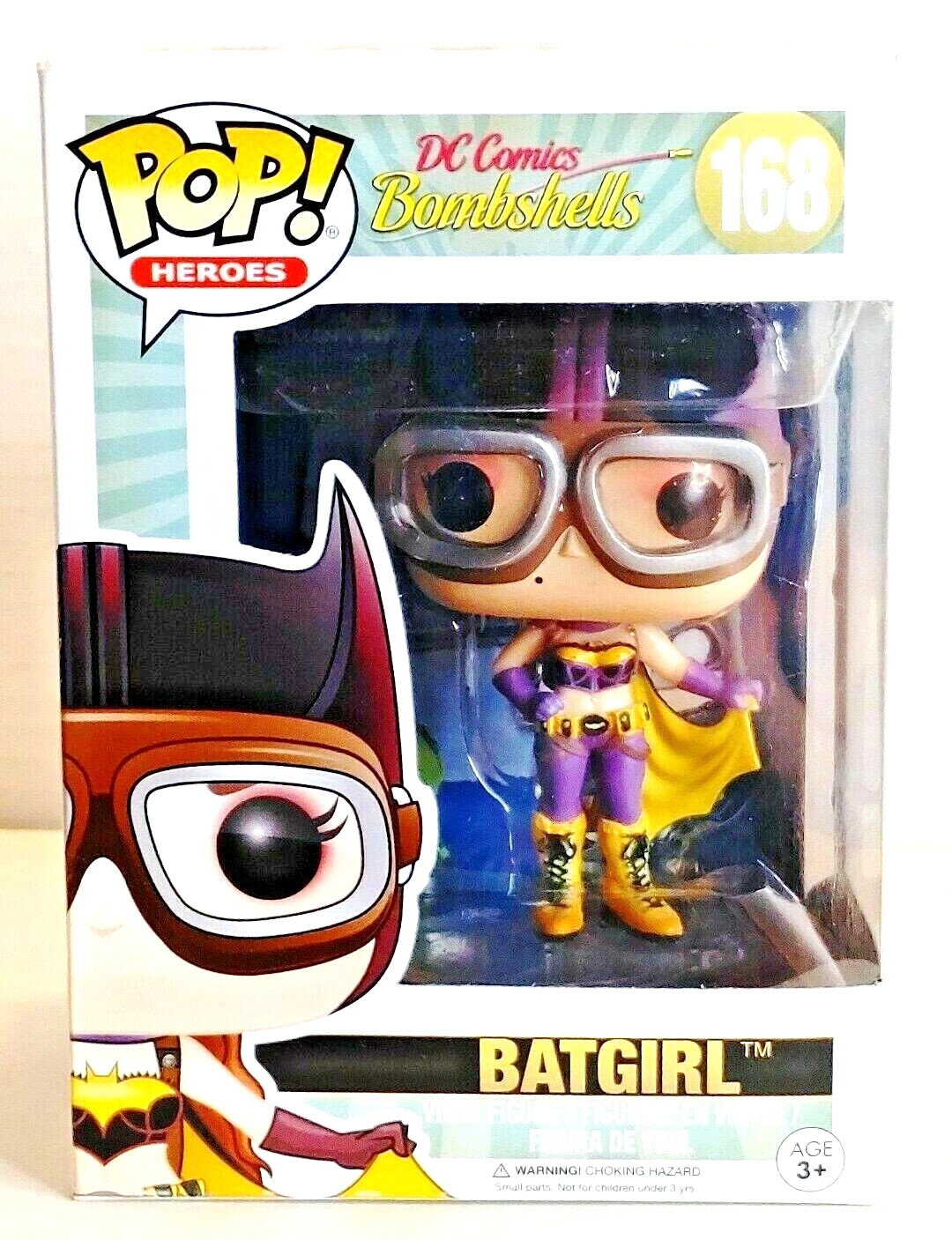 Funko Pop Heroes Dc Comics Bombshells Batgirl 168 Vinyl Figure Protector