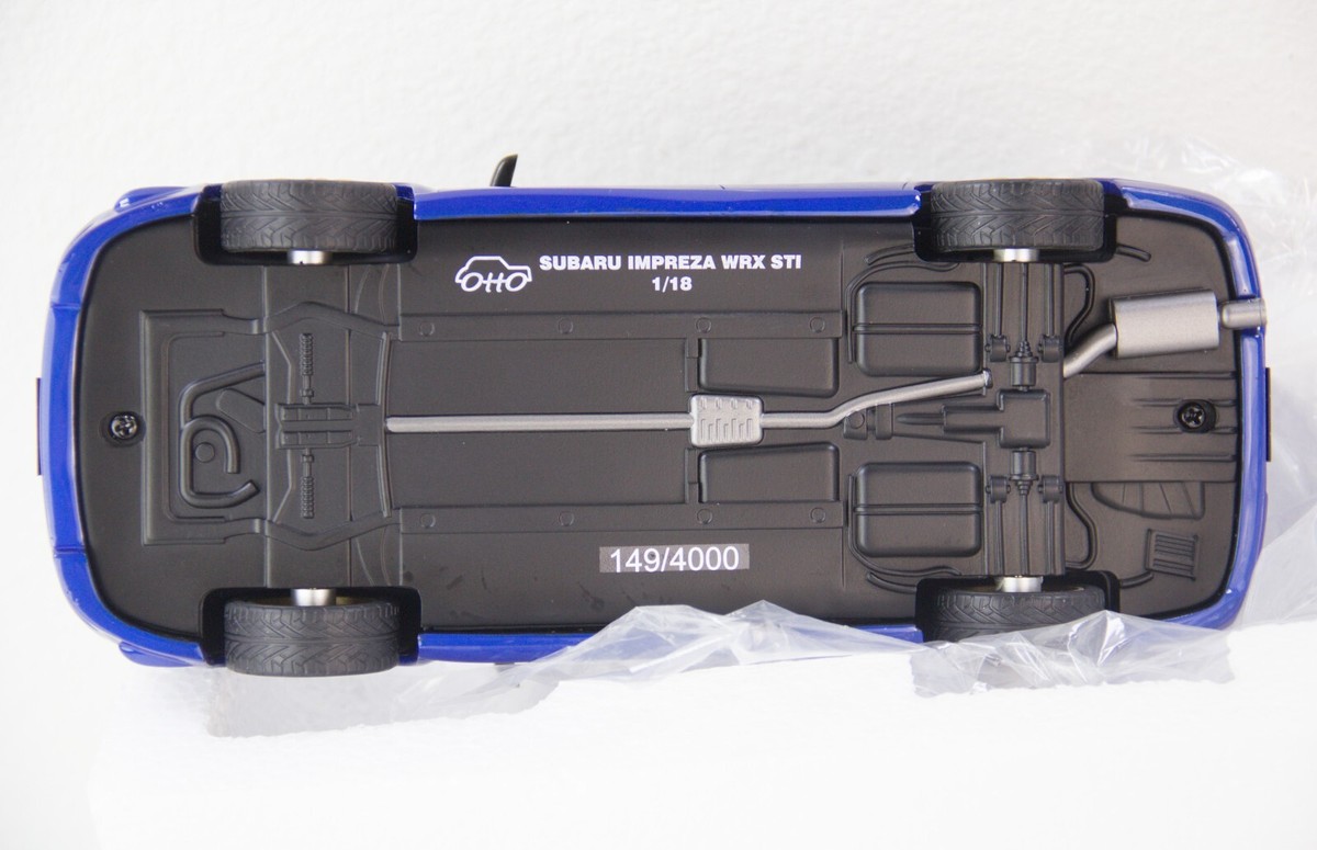 Subaru Impreza WRX STi Phase 2 RHD 2003 Blue 1/18 Resin