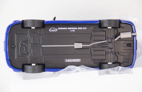 Subaru Impreza WRX STi Phase 2 RHD 2003 Blue 1/18 Resin Model Otto Mobile OT369 - Picture 7 of 9