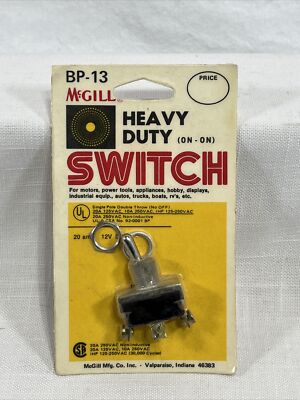 McGill BP-13 Switch 20a 12v On On New