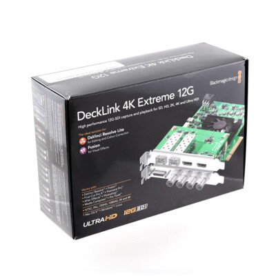 Blackmagic Design DeckLink 4K Extreme 12G - SDI / HDMI Video Capture Card