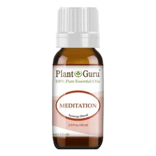 Meditation Essential Oil Blend 10 ml 100% Pure For Yoga, Focus and Concentration