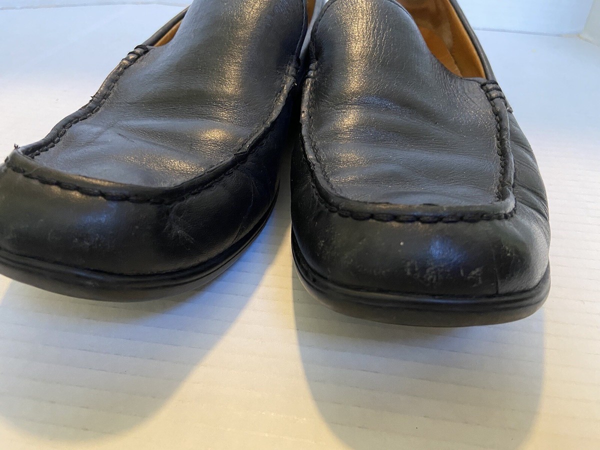 Cole Haan Loafer Driving Shoe Slip On Leather Black Sz 10.5  display picture 2