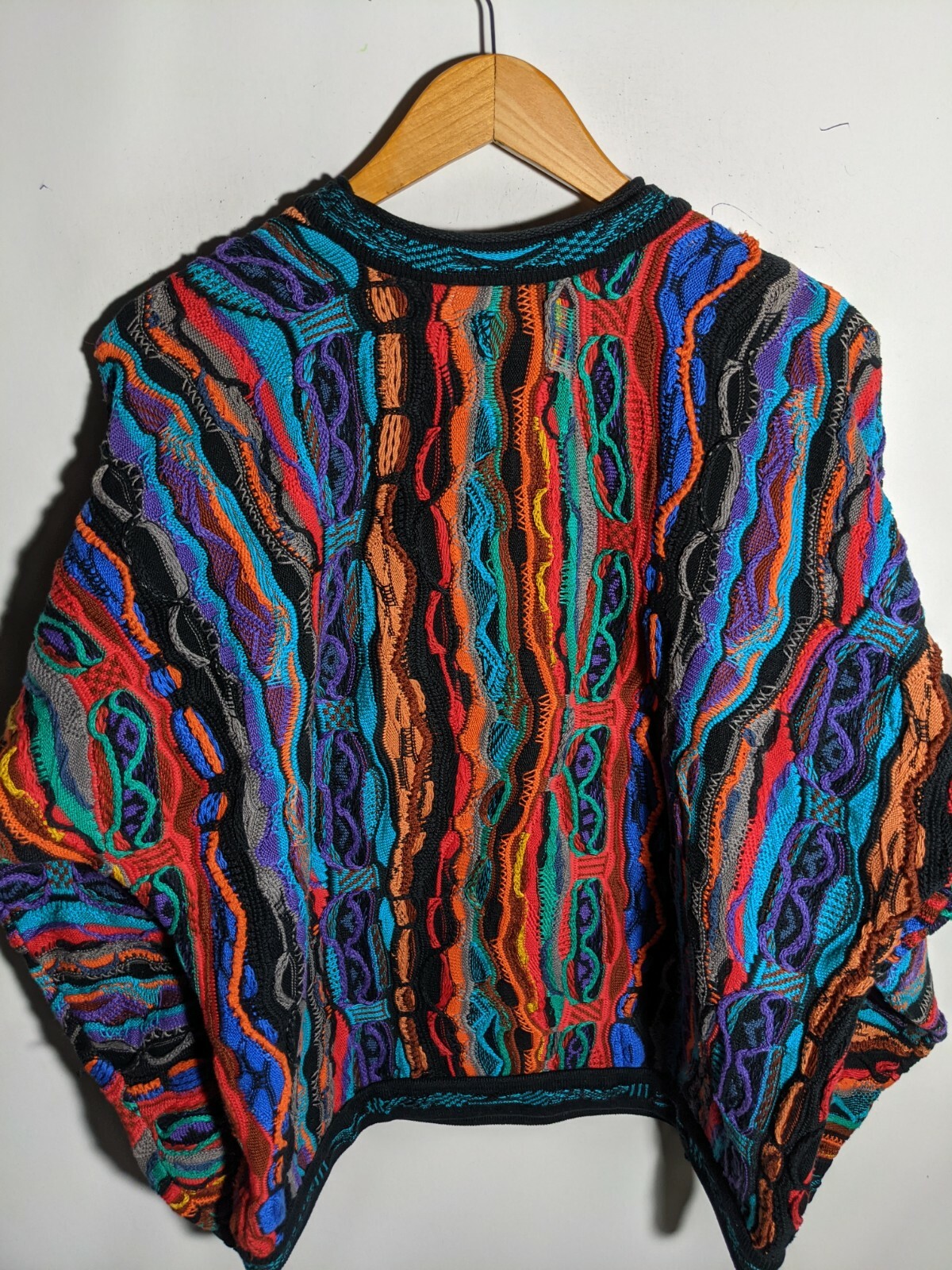 VTG COOGI Australia Knit Sweater 90s Biggie Cosby Bright Colors Sz M | eBay