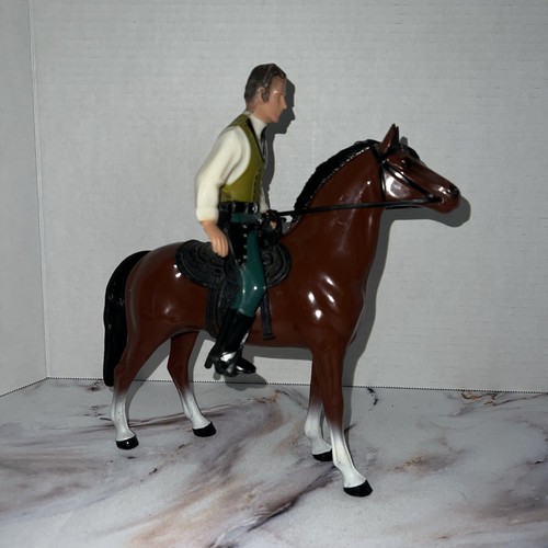 Vintage Hartland Wyatt Earp Cowboy Figure with Bay Horse - Picture 7 of 14