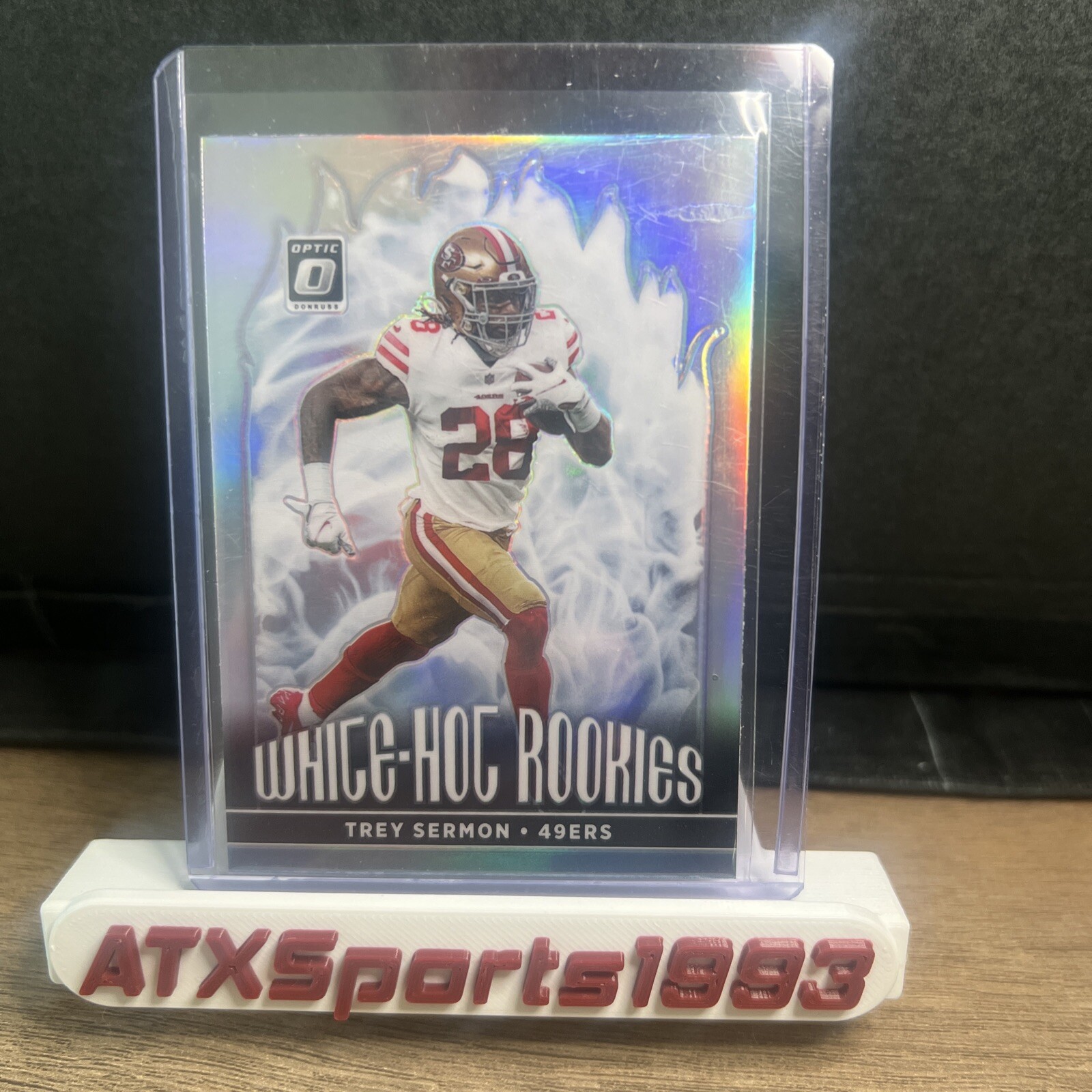 Trey Sermon 2021 Donruss Optic White Hot Rookies #WHR-10 49ers RC