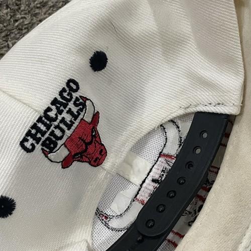 Vintage Chicago Bulls Mütze Snapback Wollmischung weiß TEI - Bild 5 von 8