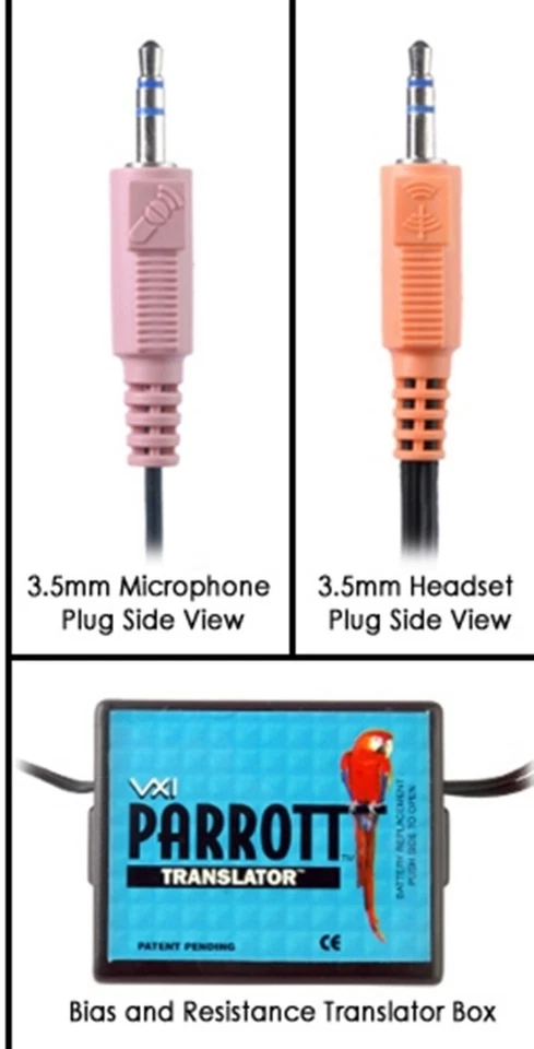 Auriculares de reconocimiento de voz Parrott P41TR con micrófono nuevos en paquete Foto 2 de 4