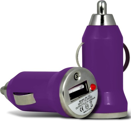 1A USB Car Charger 12V Cigarette Lighter Adapter Multi-Colour UK - Picture 8 of 9