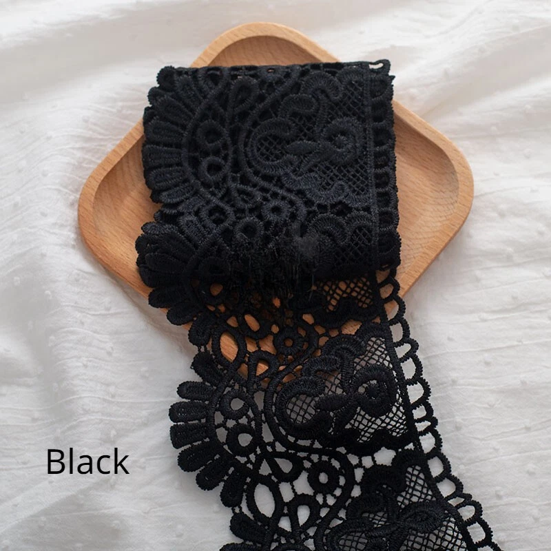 Ширина 10 см кружевная вышитая сделай сам юбка платье кромка отделка аппликация шитье в ярдах - Изображение 2 из 4