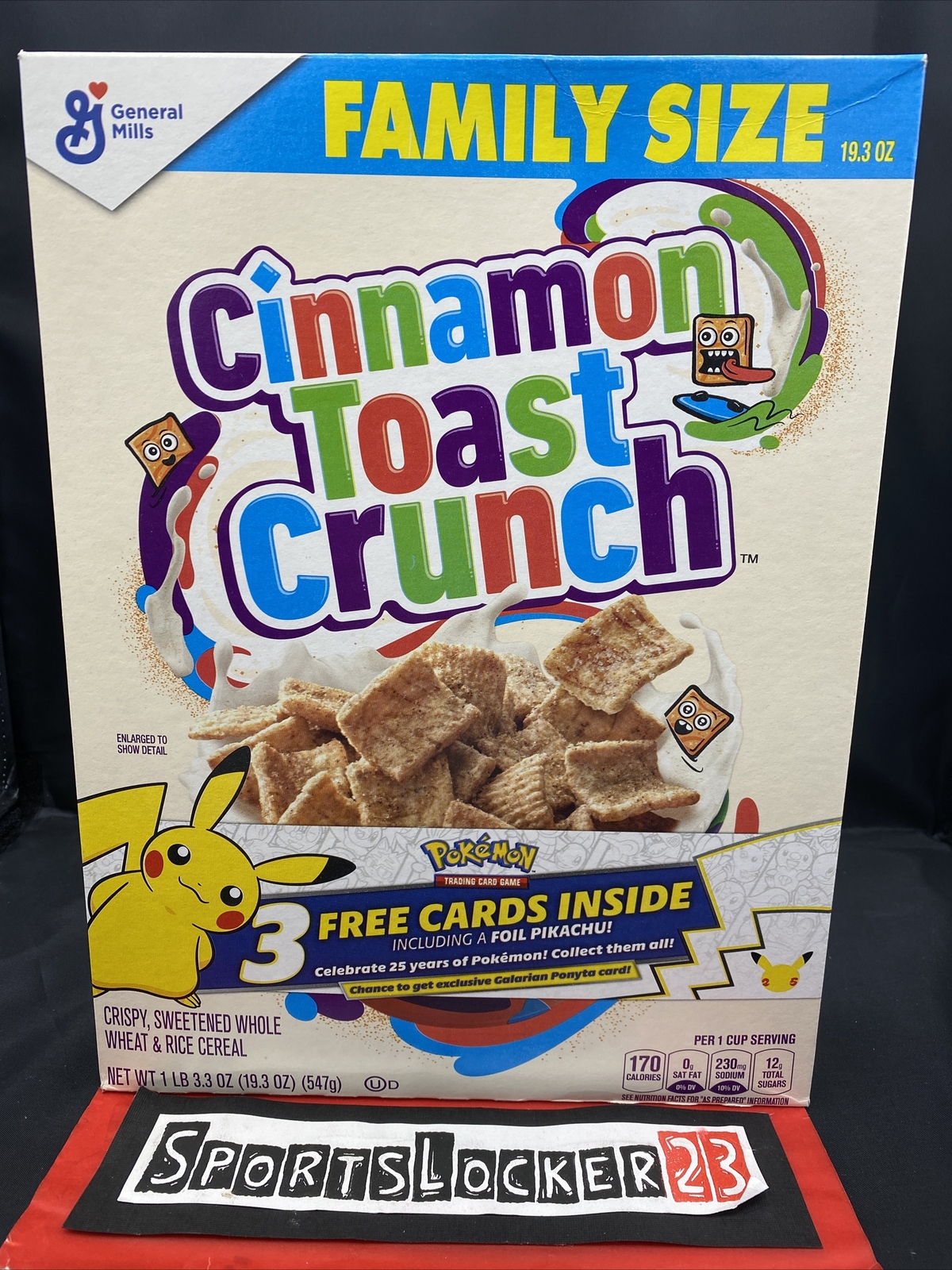 Купить Cinnamon Toast Crunch Cereal Foil Pikachu Pokemon 3 на Аукцион из  Америки с доставкой в Россию, Украину, Казахстан