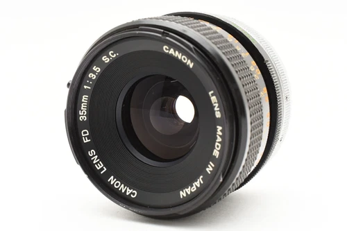 ［EX3］Canon FD S.C. 35mm f/3.5 Wide Angle  MF Lens  For FD Mount From Japan