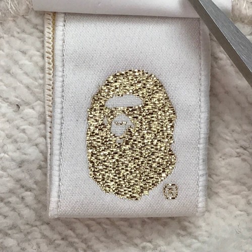 BAPE Mad face big head sweat shirt Ivory A Bathing Ape Size M - 第 9/9 張圖片