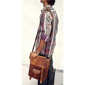 S-to-XL-Bags-Leather-Vintage-Brown-Soft-Messenger-Shoulder-Laptop-Bag-Briefcase