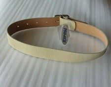 Ceinture Fille Primigi Cuir Véritable – 82 Cm – Rose Clair Et Marine – Papillon – Italie