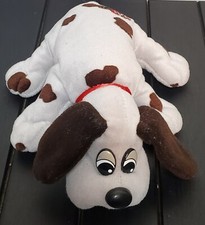 Pound Puppies Spot Vintage Tonka Plush Stuffed Animal Gray With Brown Spots