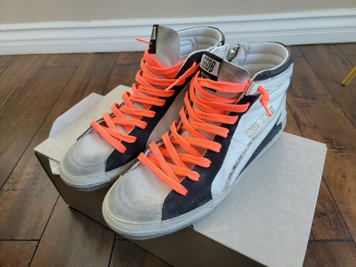 GOLDEN GOOSE Men Slide High Top Leather 