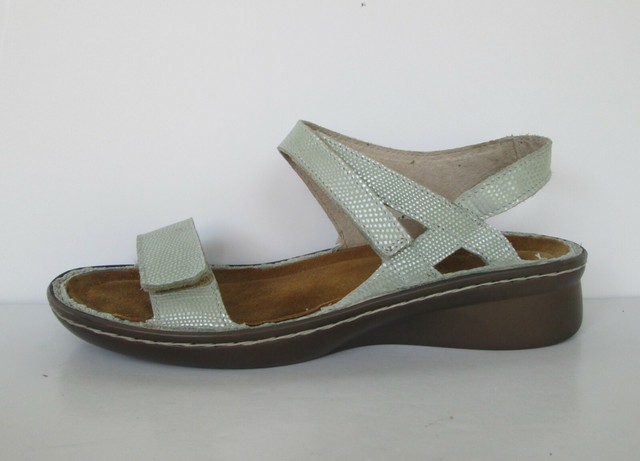 NAOT Womens Genuine Mint Green Leather Sandals Shoes 38 or US 7.5 to 8 | eBay