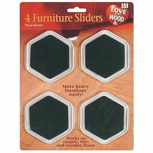 Heavy Duty Furniture Sliders 4Pcs Movers Magic Moving Gliders Removal Lift pad