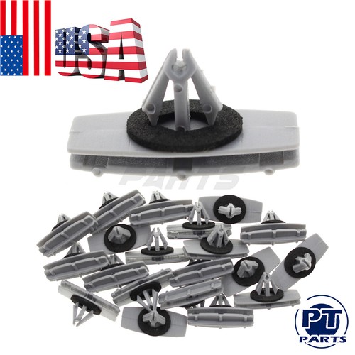 20pcs Gray Clips Fender Flare Mudguard Retainer For Jeep Wrangler fits 9mm Hole eBay