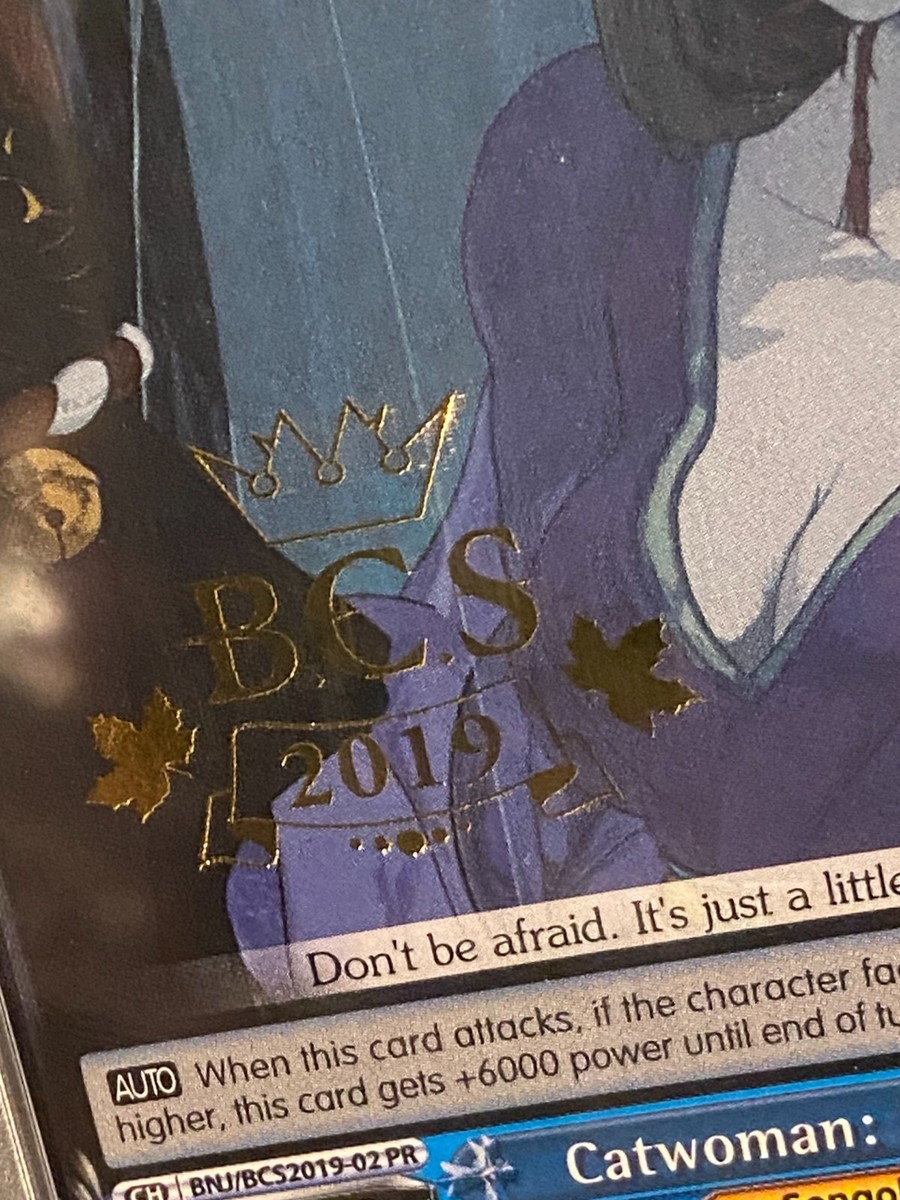 Weiss Schwarz BNJ/BCS2019-02 PR Catwoman: Cat Call Participation