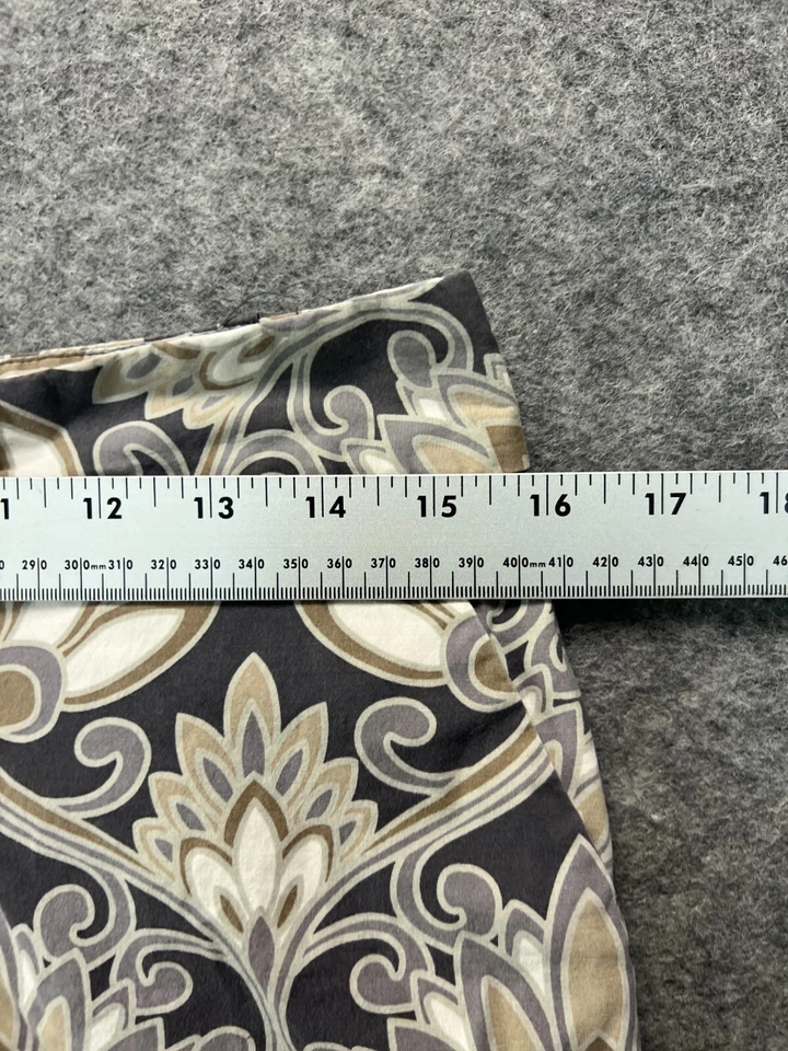 Pantalones Cortos Mossimo Elastizados Para Mujer 6 Gris Floral Chino Tiro Bajo Sarga Informales Damas Foto 2 de 4