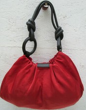 -SEQUOIA sac à main SEQUOIA en toile et cuir Authentique vintage bag