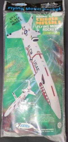 Estes ALCM Cruise Missile Flying Model Rocket Kit #1336 HTF Model Rocket Sealed