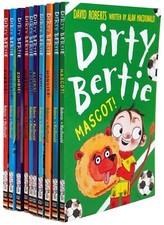 Dirty Bertie Series 3 Collection David Roberts 10 Books Set Disco, Monster