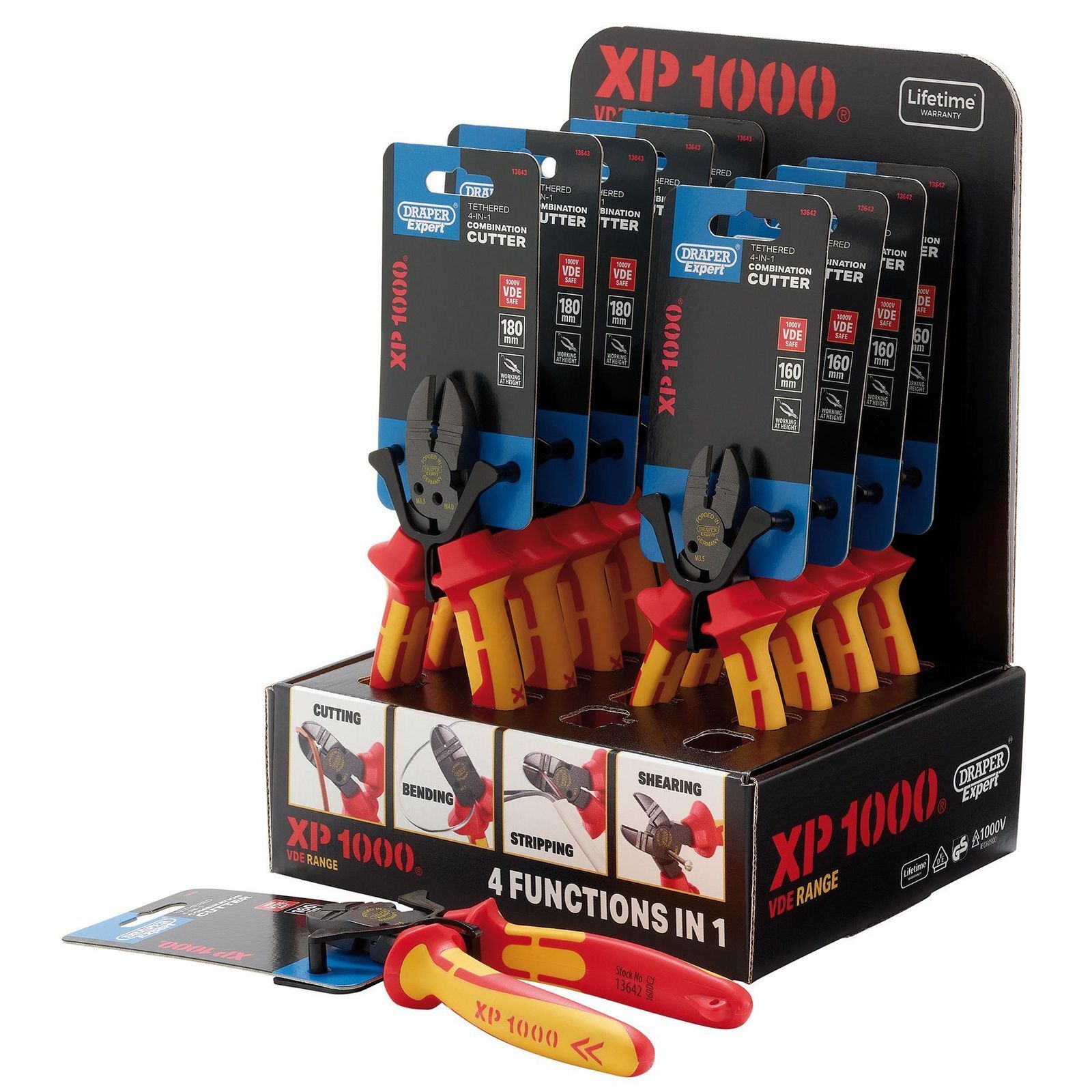Draper 13608 XP1000® Counter Disp. VDE 160 & 180mm 4-in-1 Tethered... - Image 2