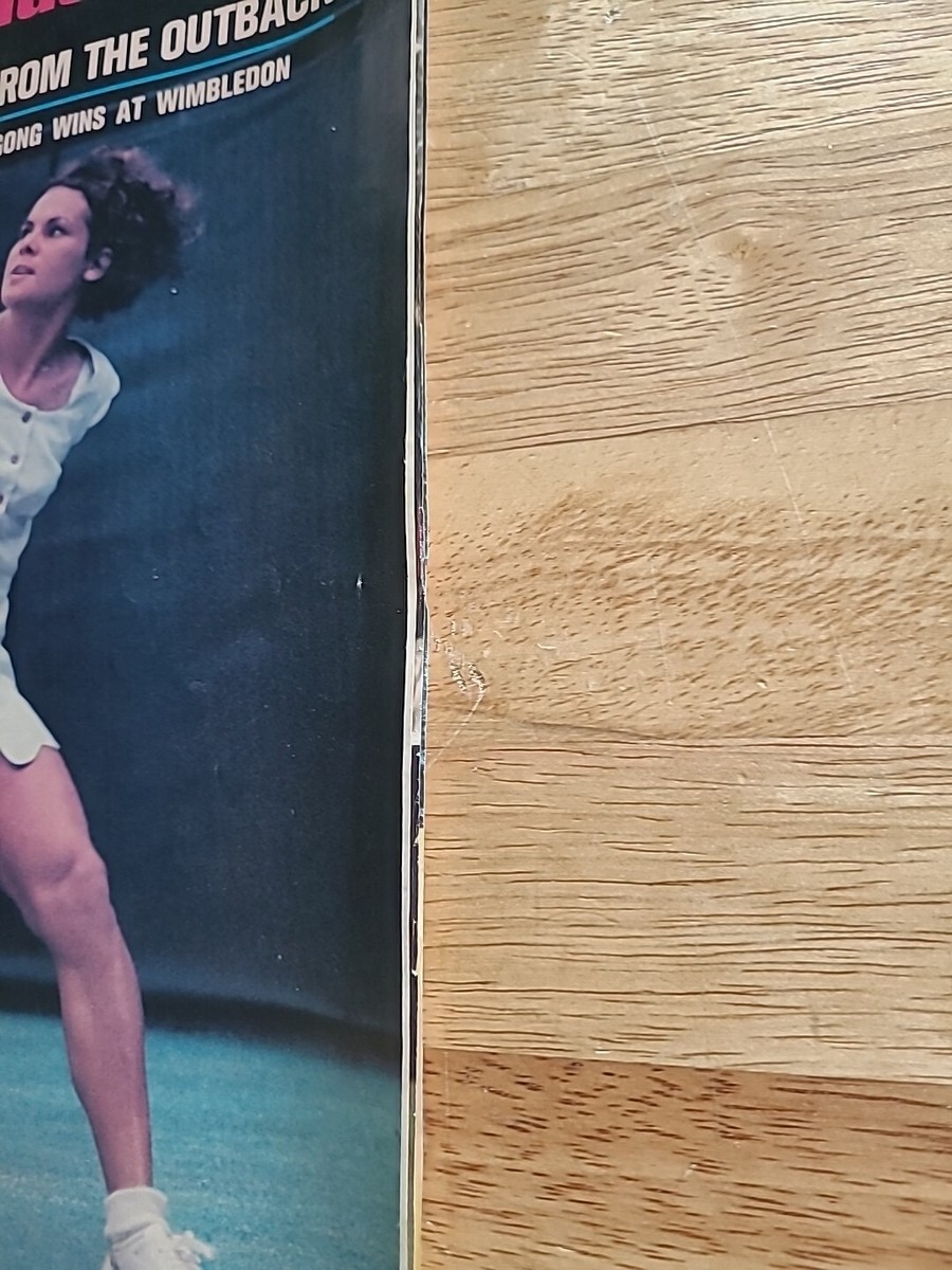 Sports Illustrated 12 Juillet 1971 – Evonne Goolagong Gagne Wimbledon – Vintage