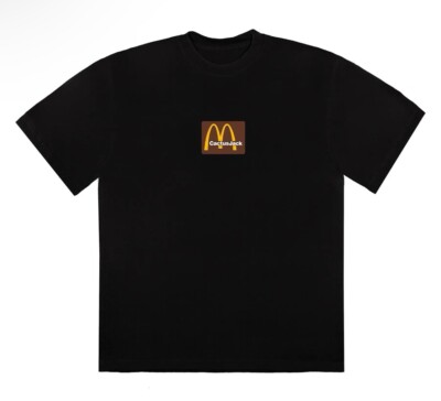 Cactus Jack by Travis Scott x McDonald s Sesame T-Shirt Black/Brwn Size XL 2020
