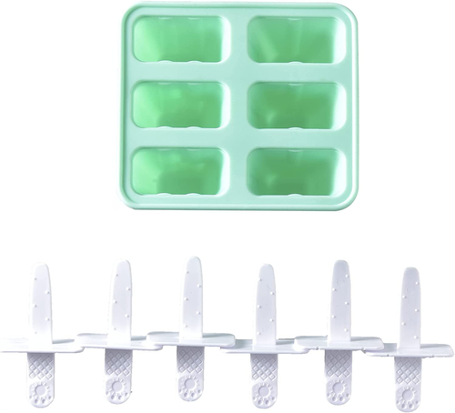 Eis am Stiel Form, Eis am Stiel Formen 6 Stück Silikon Eis Pop Formen BPA Frei - Bild 9 von 12