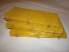 30 x Wired Super Foundation for British National Hives- 100% Pure Beeswax