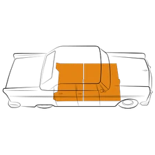 1971-76 Chevrolet Caprice 2Dr Front and Rear Auto Carpet Kit