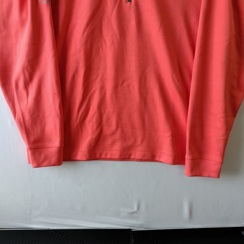 Nike Golf Mens 1/2 Zip Tour Performance Pullover Size XL Coral Sweater Jacket - Picture 6 of 14