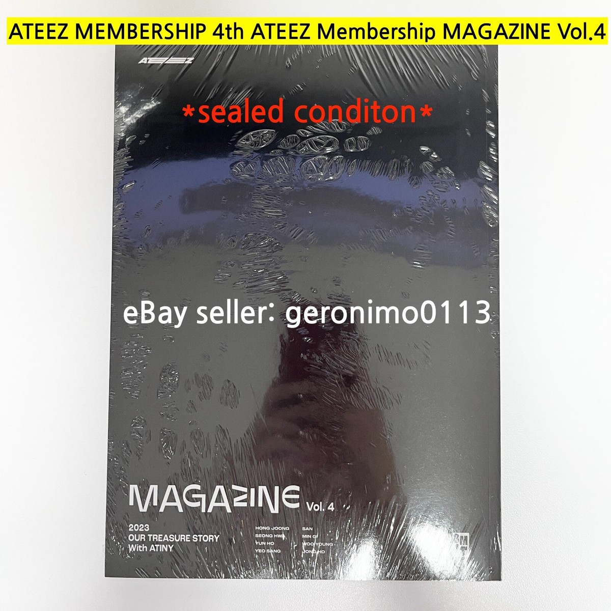 ATEEZ MAGAZINE 4冊 FINAL] ATEEZ MEMBERSHIP 4th ATEEZ Membership MAGAZINE Vol.4/ ATEEZ