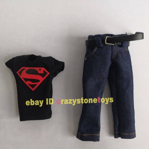 Superboy 1/12 Outfit Clothes Set Model Figure Accessory NO HEAD NO BODY - Picture 2 of 11