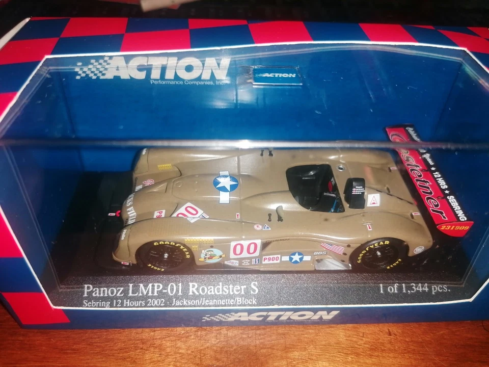 Action 1/43 Panoz LMP-01 Roadster S #00 Sebring 12h 2002 Fighter livery - Immagine 2 di 3