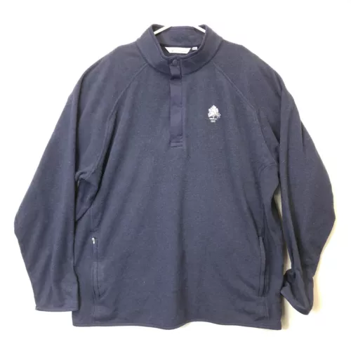 Peter Millar Cloudglow Crown Micro Fleece Pullover Mens XXL 1/4 Zip MGCC 1915